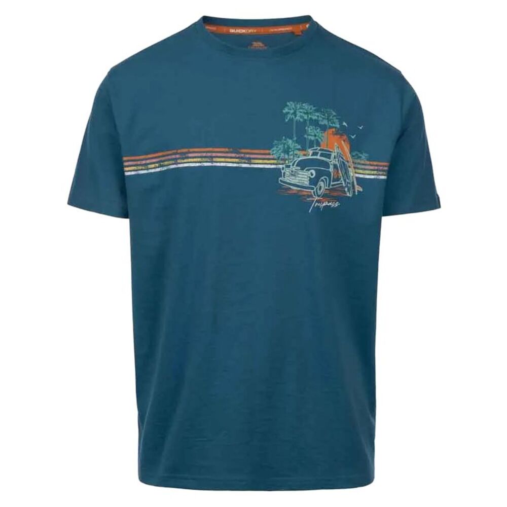 Trespass Mens Zama Countryside T-Shirt / Bondi Blue